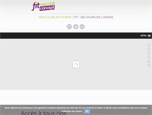 Tablet Screenshot of fitness-club-concept.fr